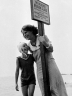 neg. Gwlad & Brenda seaside sign