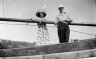 neg. Gwlad &  Charlie on boat
