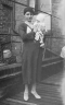 neg. Blanch’s sister Grace(reBMW) & baby, back of Stretham Place