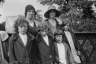neg. Gwlad, Claudia, Nancy, Betty, Brenda M & Margaret scowling