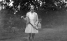 neg. Margaret? tennis racquet